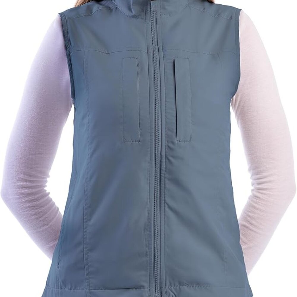 SCOTTeVEST Featherweight vest - 16 Hidden Pockets - size L - Cadet Blue - Picture 11 of 11
